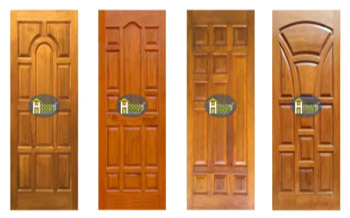 Modern wooden interior door